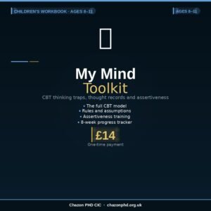 My Mind Toolkit — CBT Workbook for Ages 8–11