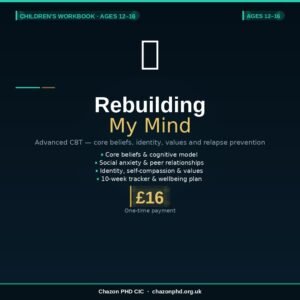 Rebuilding My Mind — CBT Workbook for Ages 12–16